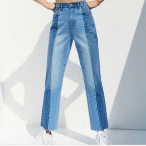 Pacsun split color jeans